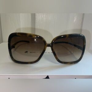 Burberry Women’s Brown Plastic Frame Sunglasses